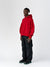 DNS006 'DO NOT SUBVERGE' HOODIE IN RED